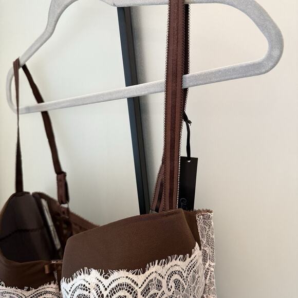 Claudette Longline Balconette Bra Underwire Plus Size Bra 38FF Lingerie New - Picture 6 of 11